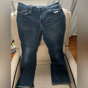 Lucky Brand ankle straight jeans 14 32